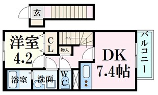 コンフォート矢賀の物件間取画像